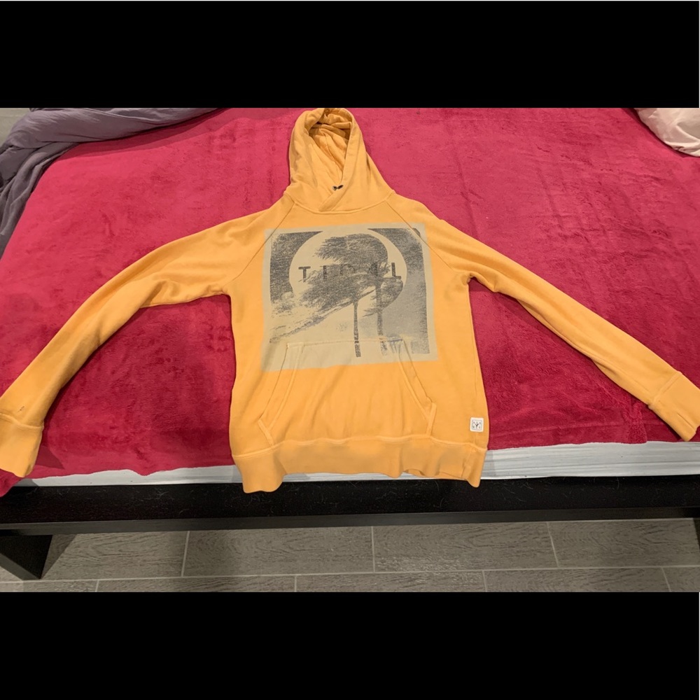 Orange men hoodie, American Eagle